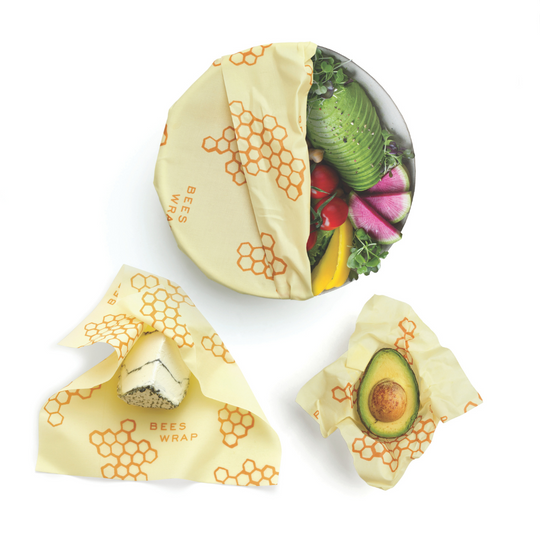 3 Pack of Wraps, Assorted Sizes, Honeycomb Print banner